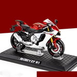 Skala 1:12 Yamaha Yzf-r1 Alloy Scooter Sportcykel Diecasts Barnleksaker Motorcykel Fordon Racingmodell Bilkopior Present till pojkar Red