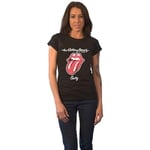 The Rolling Stones Womens/Ladies Sixty Plastered Suede T-Shirt - L