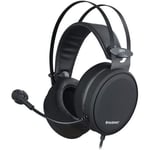 Casque de Gaming PS4, N7 stéréo Xbox One Casque Filaire PC Gaming avec Microphone antibruit Casque Supra-auriculaire pour PC, Mac.