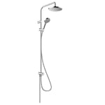 hansgrohe colonne de douche Vernis Blend, sans robinetterie, pour la renovation, douche de tête 200 mm avec 1 jet, chromé, 26272000