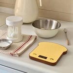 LCD Display Kitchen Electronic Scale Toast Shaped Baking Scale  Coffee Shop