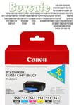 Canon CLI-551 & PG-550 Multipack Printer Ink Cartridges (cardboard)