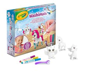 CRAYOLA - Washimals Peculiar Pets, Kit Recharge avec 3 Bébés Animaux, 3 Feutres Lavables et Brosse, Jeux et Cadeau pour enfants, à partir de 3 ans, 74-7700