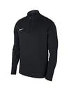 Nike Les Premiers Forages de Acdmy18 de NK Sec Ls Sweat-Shirt Enfant Noir, Anthracite, Blanc FR: XS (Taille Fabricant: XS)