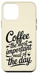 Coque pour iPhone 12 mini Amateur de café : le repas le plus important de la journée pour les femmes