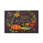 Dachangtui Jigsaw Puzzles 1000 Pieces,Fall November Autumn Thanksgiving Banner Vegetables Flowers Fruits Food Holidays,Large Family Puzzle Game Artwork for Adults Teens