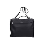 GUESS Riviera Sac à bandoulière FL, Crossbody Homme, Noir, 39x16x31