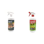 BARRIERE A INSECTES GREEN Vaporisateur contre les Insectes Rampants, Volants, Acariens, Actif d'origine végétale, Prêt à l'emploi, 1L & Vaporisateur contre les Insectes Rampants, Volants, Acariens, 1L