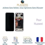 Original Ecran LCD Complet Argent Sur Châssis Et Batterie Huawei P40 Lite 5G