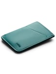 Bellroy Card Sleeve Wallet - Teal Green - Holds up to 8 Cards - Tanned Leather