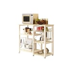 Meuble Rangement Desserte de Cuisine,Etagères de Cuisine pour Le Stockage,Étagère Four à Micro-Ondes Rack Cuisine étagère Etagères de Cuisine,avec