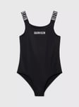 Calvin Klein Kids' Logo Swimsuit, Pvh Black