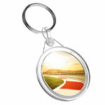 1 x Race Track Car Bike Racing - Keyring IR02 Mum Dad Kids Birthday Gift #8718