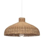 Lampe Suspension en Rotin "Origines" 58cm Beige