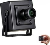 Fisheye Caméra Ip Poe, Hd 3Mp Caméra De Sécurité Intérieure Objectif 1,44 Mm 180 Degrés P2P Cctv Vidéo Cam H.265 (I706-4-P Noir) [Q194]