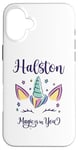 iPhone 16 Plus First Name Halston Personalized Halston Case