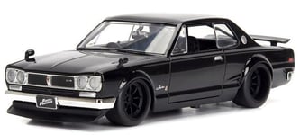 JADA TOYS, 1971 black NISSAN Skyline 2000 GT-R by Brian Fast And Furious, 1/2...