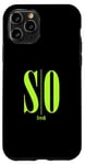 Coque pour iPhone 11 Pro Vert SO Fresh Green Graphic