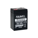 Batterie Fulbat agm plomb Etanche FP6-4.5 (T1) 6 volts 4,5 Amps