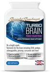 Turbo Brain x 60 Capsules; Brain Food Supplement; Specialist Supplements