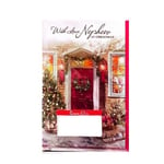 Simon Elvin With Love Nephew Door Christmas Card (Pack of 6)