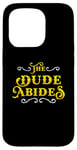 iPhone 15 Pro The Dude Abides Vintage Design For Film Loving Bowler Case