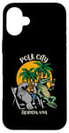 Coque pour iPhone 16 Plus Polk City Florida USA Manaté et alligator