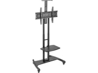 Speaka Professional Sp-Tvc-710 Tv-Vagn Tiltbar, Svängbar 81,3 Cm (32) - 190,5 Cm (75) Höjdjustering, Tiltstång