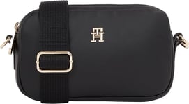 Tommy Hilfiger Sac à Bandoulière Femme Poppy Reform Camera Bag Petit, Noir (Black), Taille Unique