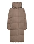 Object Objlouise Long Down Jacket Noos Beige