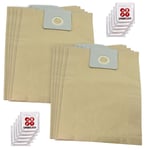 Extra Strong Double Lined Dust Bags x 10 for NILFISK Multi Vacuum Bag + Fresh