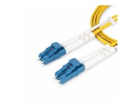 Startech.Com 30M (98.4Ft) Lc To Lc (Upc) Os2 Single Mode Duplex Fiber Optic Cable, 9/125Μm, Laser Optimized, 10G, Bend Insensitive, Low Insertion Loss - Lszh Fiber Patch Cord (Smdos2lclc30m) - Koblingskabel - Lc/Upc-Enkeltmodus (Hann) Til Lc/Upc-Enk