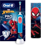 Oral-B Pro Kids Electric Toothbrush, 1 Toothbrush New Spider-man Giftset 