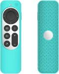 Étui Coque En Silicone Compatible Avec Apple Tv 4K 2021 Télécommande, Ultra-Mince Et Léger, Anti-Chute, Anti-Collision, Convient Pour Le Boîtier De Télécommande Apple Tv 4K 2021.Menthe Verte