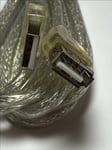 USB PRINTER EXTENSION LEAD CABLE 3M 3 METRES VERY LONG