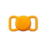 Porte-Clés En Silicone Pour Étui Apple Airtag,Collier De Protection Pour Chien Et Chat,Étui Air Tag,Dispositif De Localisation De Traqueur,Anti-Perte,1pc - Type Orange