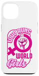 Coque pour iPhone 13 Qui dirige la World Girls Gender Equality Feminist Pride