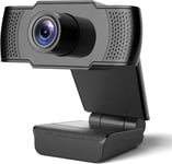 Webcam 4K, HD Ultra 4K Webcam pour PC avec Microphone, Micro Anti-Bruit, Correction Automatique Lumière HD, Grand Angle Caméra pour Streaming Skype Appel Vidéo Zoom Vidéoconférence