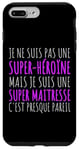 Coque pour iPhone 7 Plus/8 Plus Je Suis Une Super Maîtresse Humour Maitresse D' École Cadeau