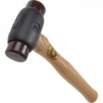 Thor 012-2 Rawhide/Rawhide Leather Hammer, 800g Hammer Mallet Wooden Handle