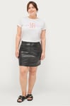 Zizzi - Kjol blDamya Mini Skirt - Svart