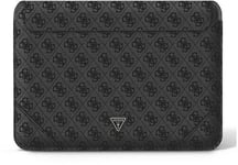 PU 4G Triangle Metal Logo Computer Sleeve 13/ 14" Black