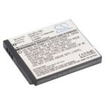 Batteri til Panasonic kamera Lumix DMC-F5 - 600mAh