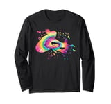 Long Jumper Colorsplash Long Jumping Kids Long Jump Long Sleeve T-Shirt