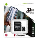 32GB Kingston Micro SD Memory Card For Thinkware Dash Cam X550 F100 Camera