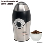 Wahl ZX595 James Martin 150W Mini S/S Grinder Spice Nuts 10 Cup Coffee Bean 70g