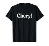 Cheryl Name Custom Flower Personalized Botanical Women T-Shirt