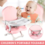 Infant HighChair Portable Adjustable Baby Feeding Booster Seat Folding Compact