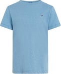 Tommy Hilfiger Boys Short-Sleeve T-Shirt Crew Neck, Blue (Dark Allure Heather), 18 Months