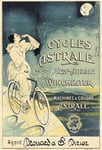 VéLO CYCLES ASTRALE Rrrn - POSTER HQ 60x90cm d'une AFFICHE VINTAGE